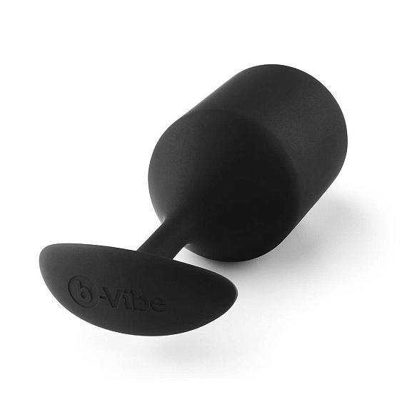 Чёрная пробка для ношения B-vibe Snug Plug 5 - 14 см. - силикон