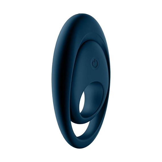 Темно-синее эрекционное кольцо Glorious Duo - фото 5