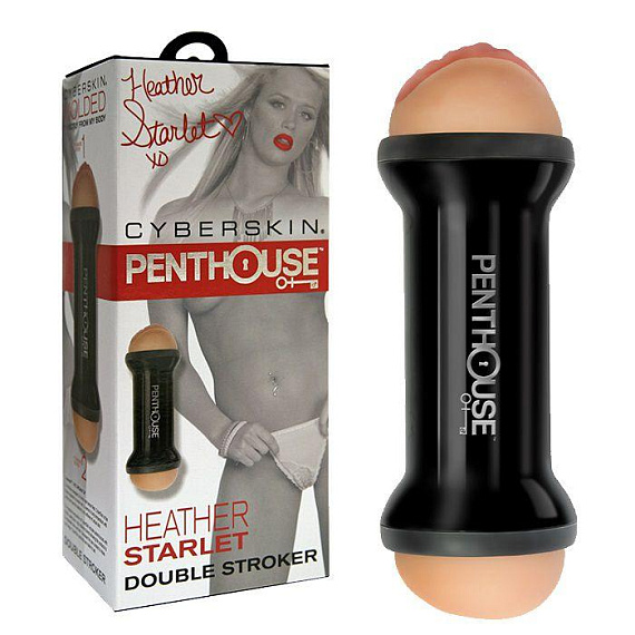 Двусторонний мастурбатор Penthouse Double-Sided Stroker  Heather Starlet - CyberSkin