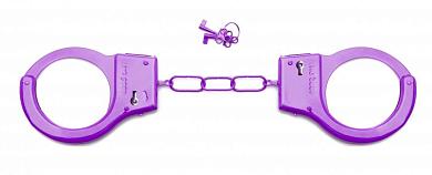 Фиолетовые металлические  наручники SHOTS TOYS Purple