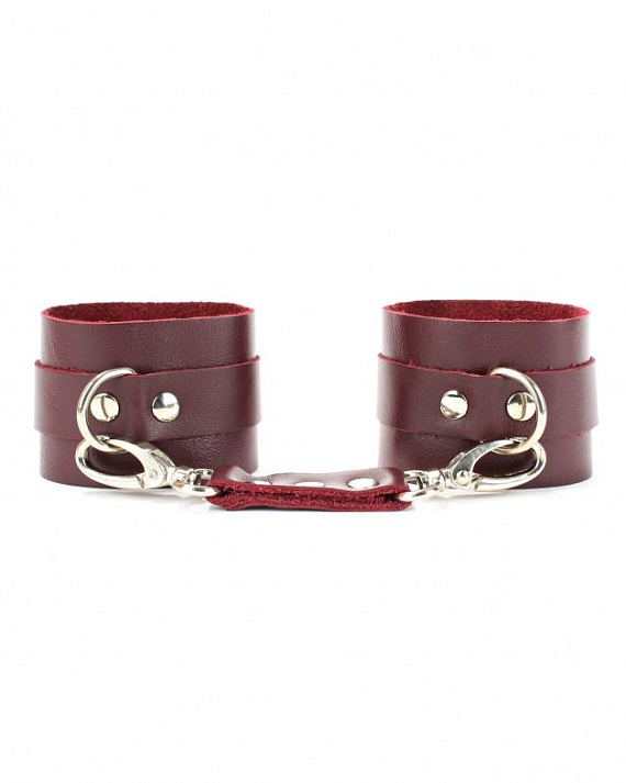 Бордовые наручники Maroon Handcuffs от Intimcat