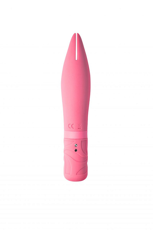 Розовый мини-вибратор BonBon’s Powerful Spear - 15,2 см. от Intimcat
