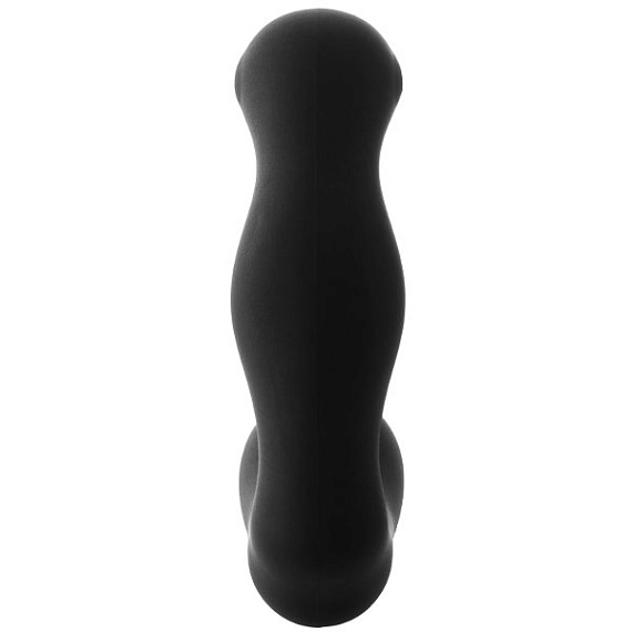 Черный вибромассажер простаты FantASStic Vibrating Prostate Massager - 11,3 см. - фото 8