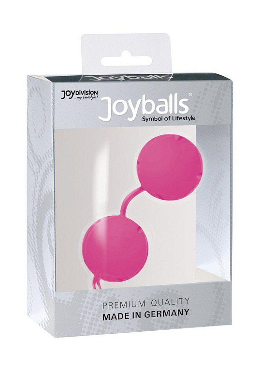 Розовые вагинальные шарики Joyballs Pink - Silikomed