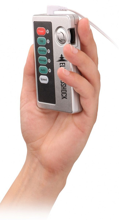 Черный электростимулятор с проводящей насадкой E-Stim Butt Plug - 8 см. от Intimcat