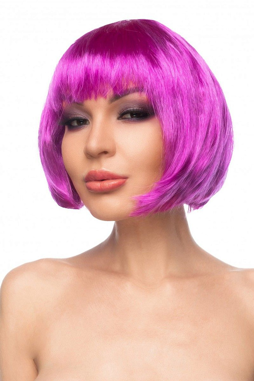 Фиолетовый парик  Кику - 100% полиэстер