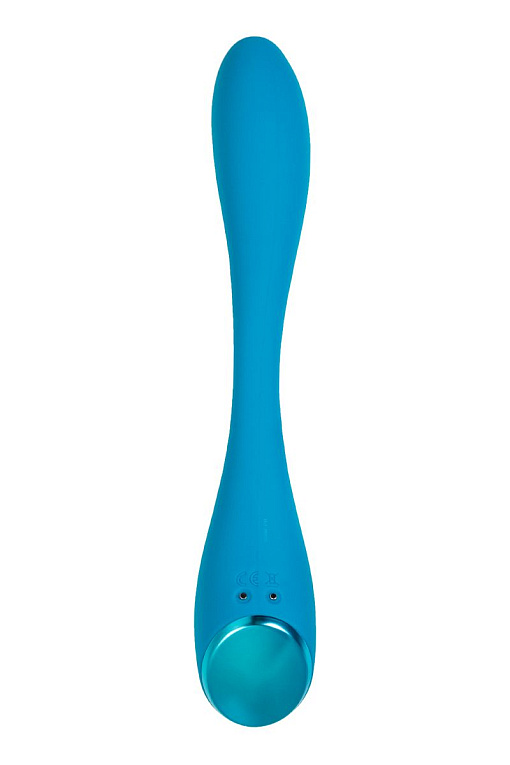 Синий гибкий вибратор Satisfyer G-Spot Flex 5+ - 19,6 см. Satisfyer
