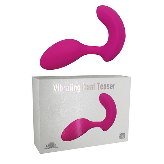 Розовый вибратор Vibrating Dual Teaser от Intimcat