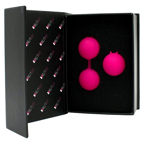 Ярко-розовый набор для тренировки вагинальных мышц Kegel Balls - фото 6