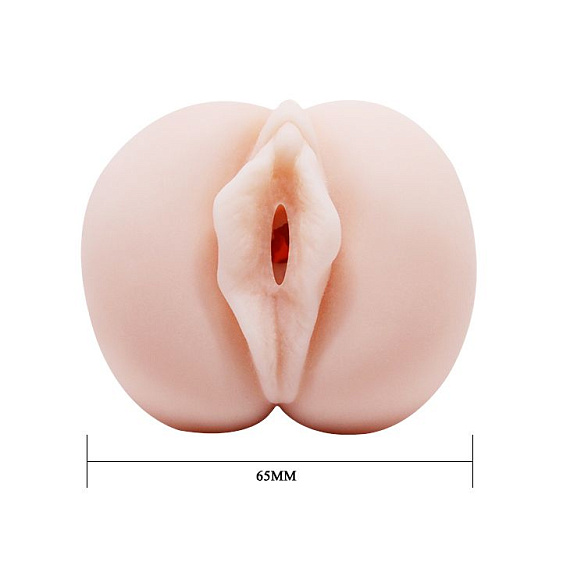 Компактный мастурбатор-вагина с эффектом смазки Baile