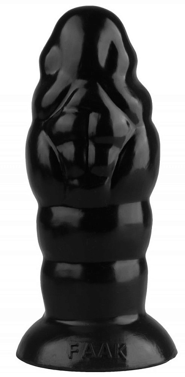 Черная фантазийная пробка - 18,5 см. от Intimcat