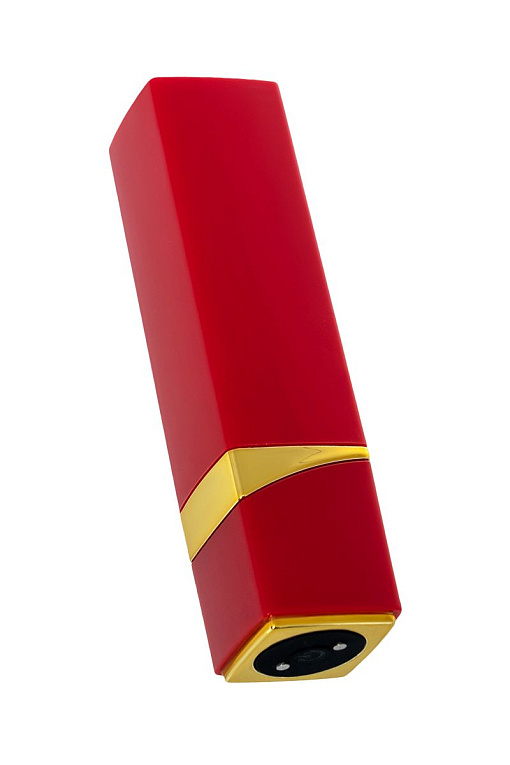 Красный вибратор-помада Pansies - 9 см. от Intimcat