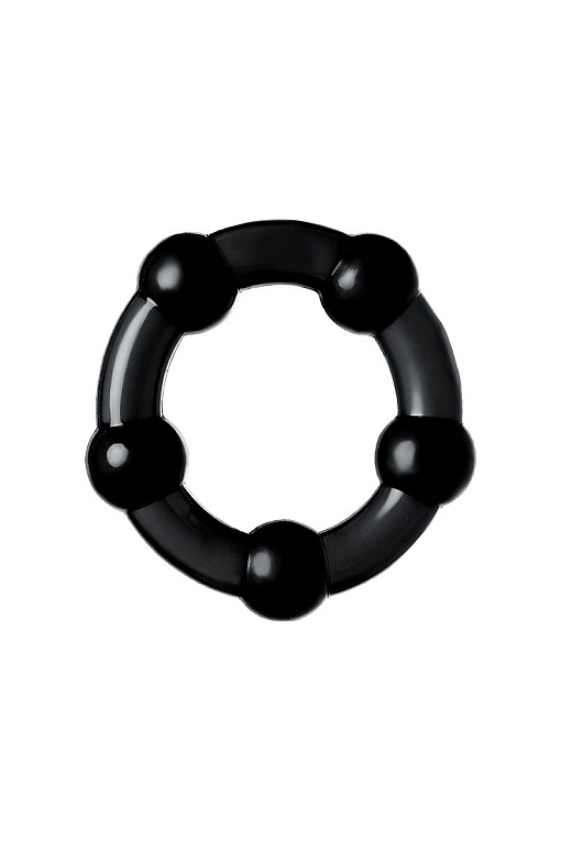 Набор из 3 черных силиконовых эрекционных колец разного размера от Intimcat