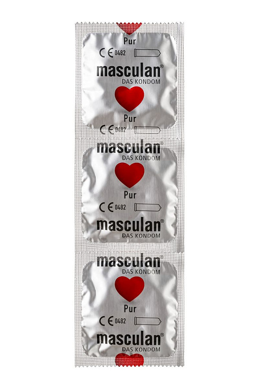 Супертонкие презервативы Masculan Pur - 3 шт. - фото 7