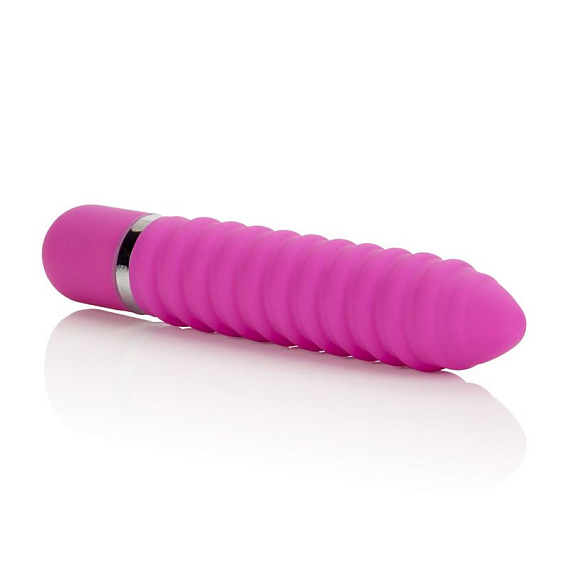 Розовый вибромассажер 10-Function Charisma Twisty - 19,75 см. от Intimcat