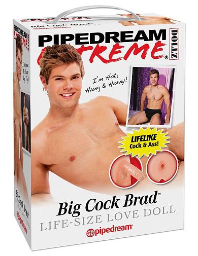 Надувная секс-кукла с фаллосом PDX Dollz Big Cock Brad
