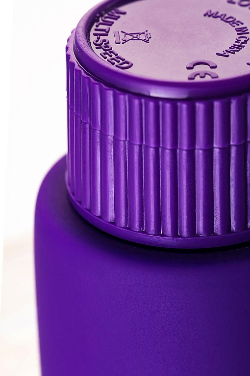 Фиолетовый вибратор с шишечками - 17 см. - фото 6