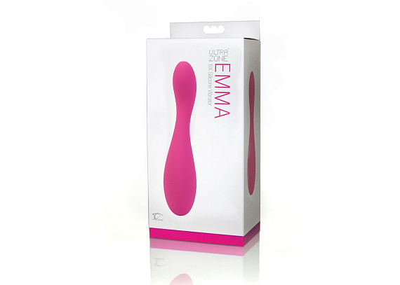 Розовый вибратор UltraZone Emma 6X Silicone Vibrator - 20 см.