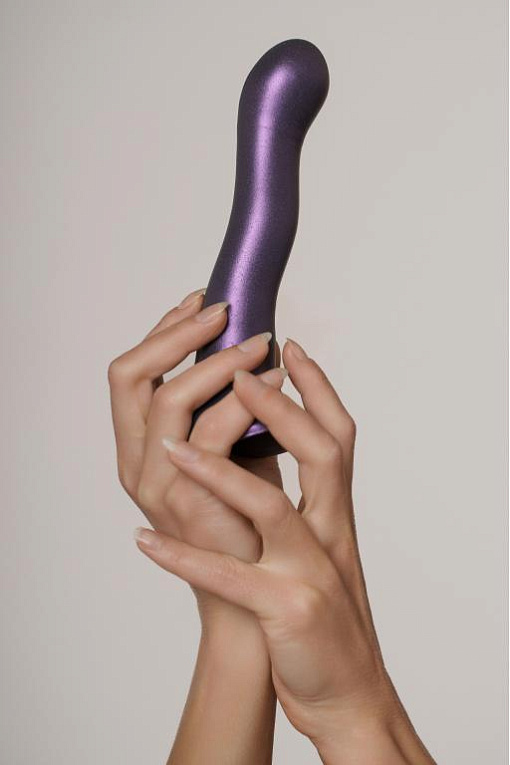 Фиолетовый фаллоимитатор Ultra Soft - 18 см. - фото 6