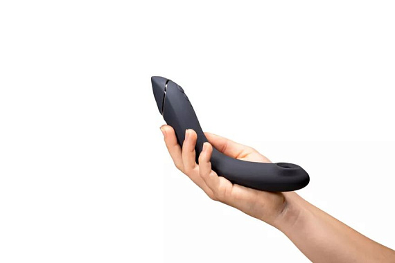 Темно-серый стимулятор G-точки Womanizer OG c технологией Pleasure Air и вибрацией - 17,7 см. - фото 5