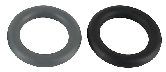 Набор из 2 эрекционных колец Cock Ring Set Pack - силикон
