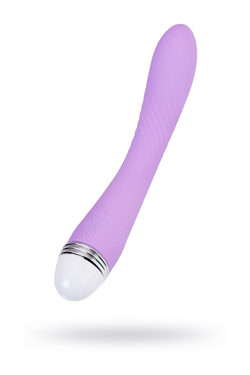 Фиолетовый вибратор Lantana - 22 см. - силикон