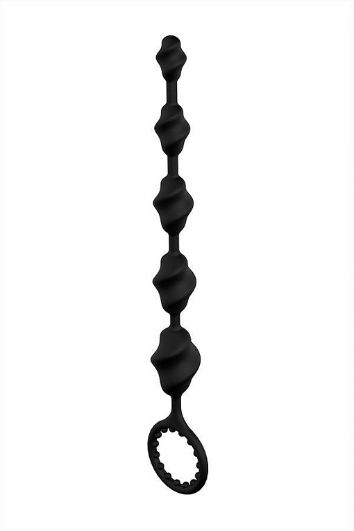 Чёрная анальная цепочка S-HANDE Lala - 23,1 см. от Intimcat