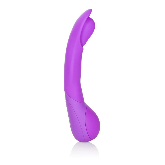 Фиолетовый вибромассажер Impress Scoop - 12 см. от Intimcat