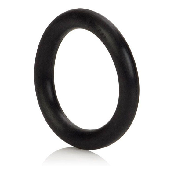 Чёрное эрекционное кольцо Black Rubber Ring - резина