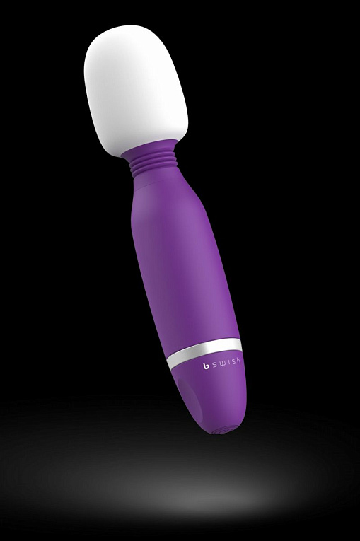 Фиолетовый жезловый вибростимулятор Bthrilled Classic - 20 см. - анодированный пластик, силикон