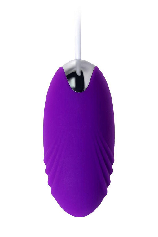 Фиолетовое виброяйцо A-Toys - 6,5 см. - анодированный пластик, силикон
