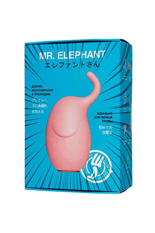 Розовый клиторальный стимулятор Mr. Elephant - фото 10