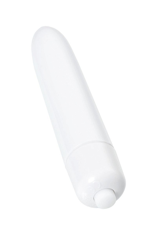 Белая вибропуля Eromantica Shake - 9 см. - анодированный пластик (ABS)