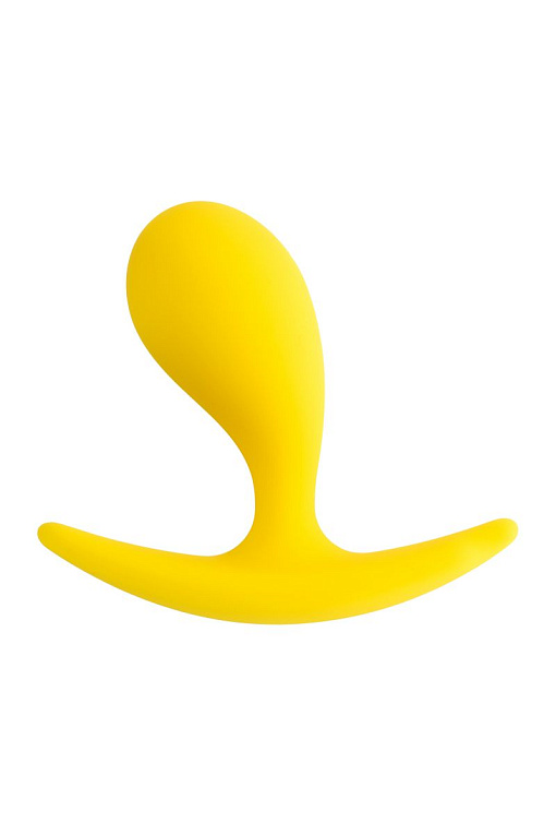 Желтая анальная втулка Blob - 5,5 см. от Intimcat