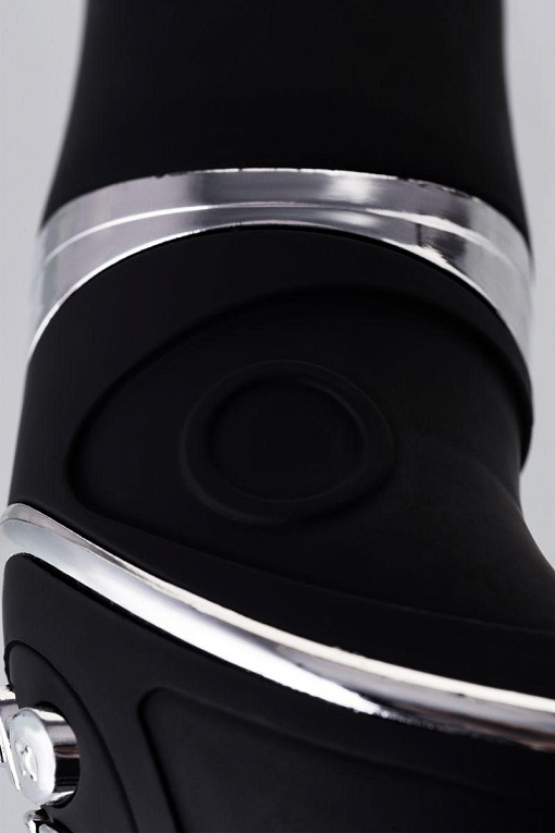 Чёрный анальный вибростимулятор Erotist - 20,7 см. - фото 7