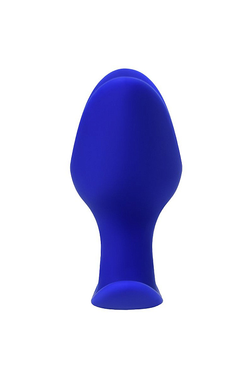 Синяя силиконовая расширяющая анальная втулка Bloom - 9,5 см. ToyFa