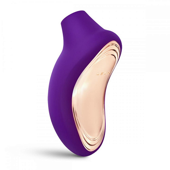 Фиолетовый звуковой массажер клитора Lelo Sona 2 - силикон