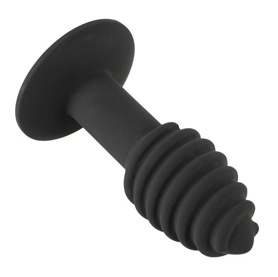 Черная анальная вибропробка Twist Butt Plug - 10,7 см. от Intimcat