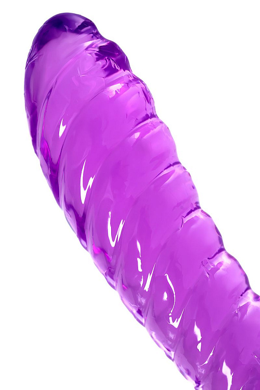 Фиолетовый двусторонний фаллоимитатор Frica - 23 см. - фото 9