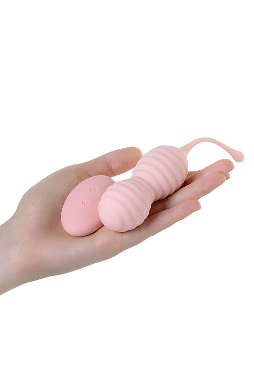 Нежно-розовые вагинальные шарики ZEFYR с пультом ДУ - фото 9