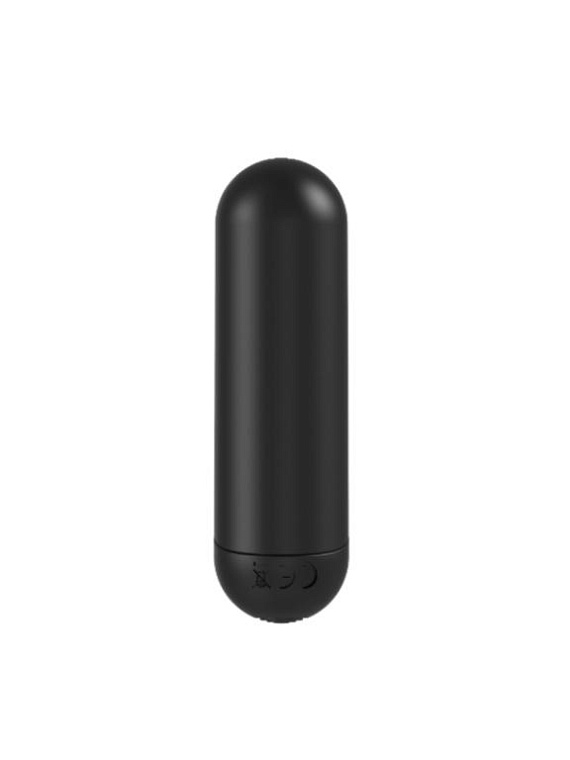 Черная перезаряжаемая анальная пробка №08 Cone-shaped butt plug - 13,5 см. - фото 7