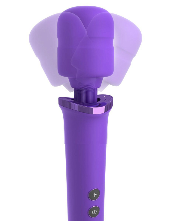 Фиолетовый вибромассажер Rechargeable Power Wand от Intimcat