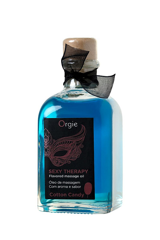 Массажное масло Orgie Lips Massage со вкусом сахарной ваты - 100 мл. от Intimcat