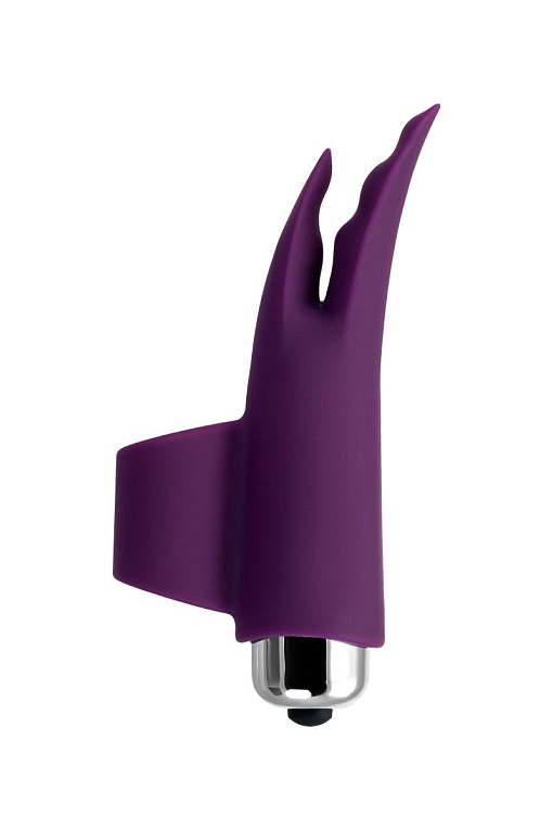 Фиолетовая вибронасадка на палец JOS Tessy - 9,5 см. от Intimcat