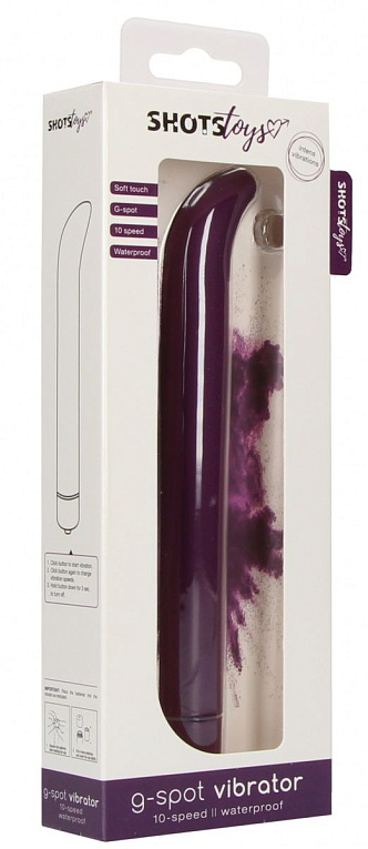 Фиолетовый компактный вибростимулятор G-Spot Vibrator - 16 см. от Intimcat