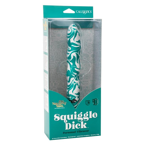 Волнообразный вибратор Squiggle Dick - 15,25 см. California Exotic Novelties