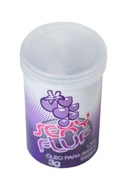 Масло для ванны и массажа SEXY FLUF с ароматом винограда - 2 капсулы (3 гр.) - 