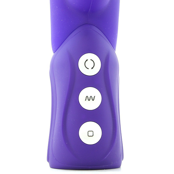 Фиолетовый хай-тек вибромассажер iVibe Select  iRabbit - 26 см. - фото 6