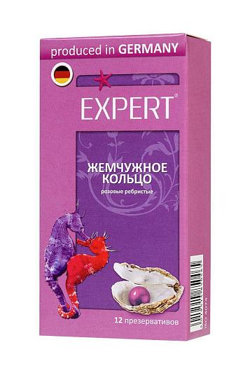 Презервативы с ребрами Expert  Жемчужное кольцо  - 12 шт.