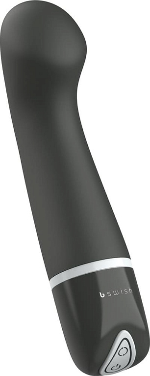 Черный G-вибростимулятор Bdesired Deluxe Curve - 15,2 см. B Swish